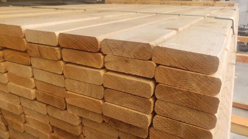 Timberspan wood products - Cedar Round Edge Decking