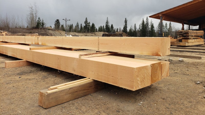 Timberspan wood products - 40ft Timber Frame Lumber