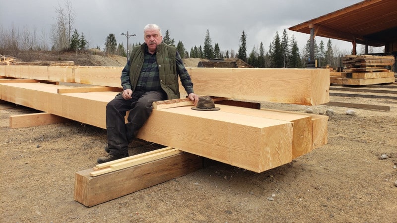 Timberspan wood products - 40ft Timber Frame Lumber